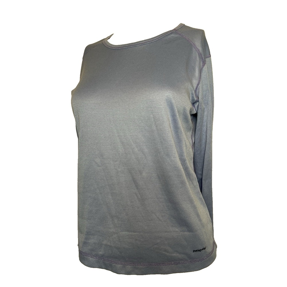 Patagonia Midweight Capilene Baselayer Women's Medium Blue Long Sleeve